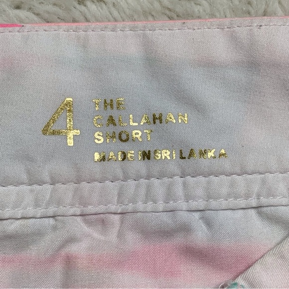 Lilly Pulitzer 19277 Women's Pink White The Callahan Short in Out of the Sea 4 - Picture 9 of 12